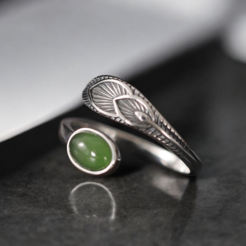 Leaf Oval Rings