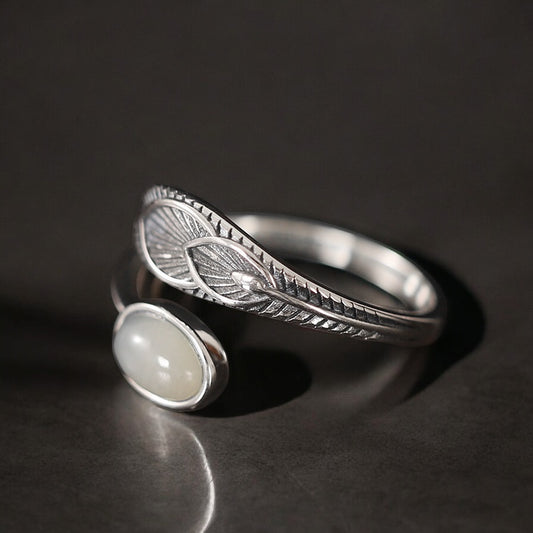 Leaf Oval Rings