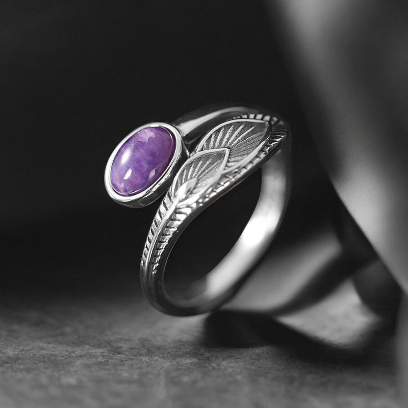 Leaf Oval Rings