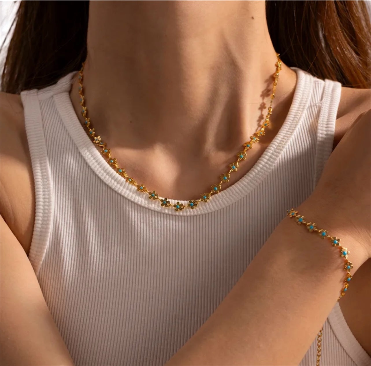 Flower necklace