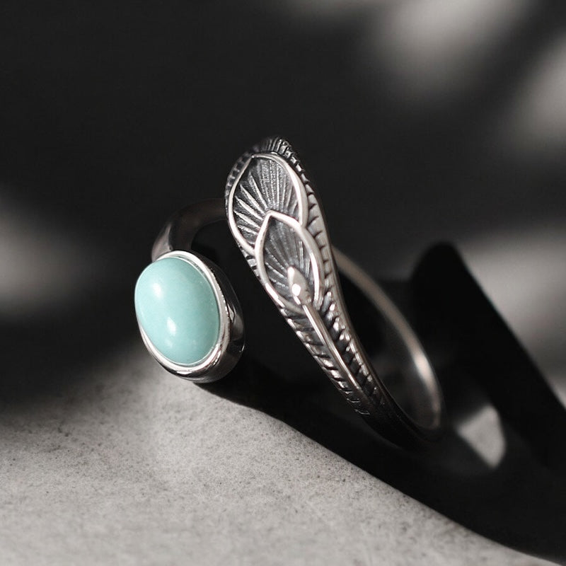 Leaf Oval Rings