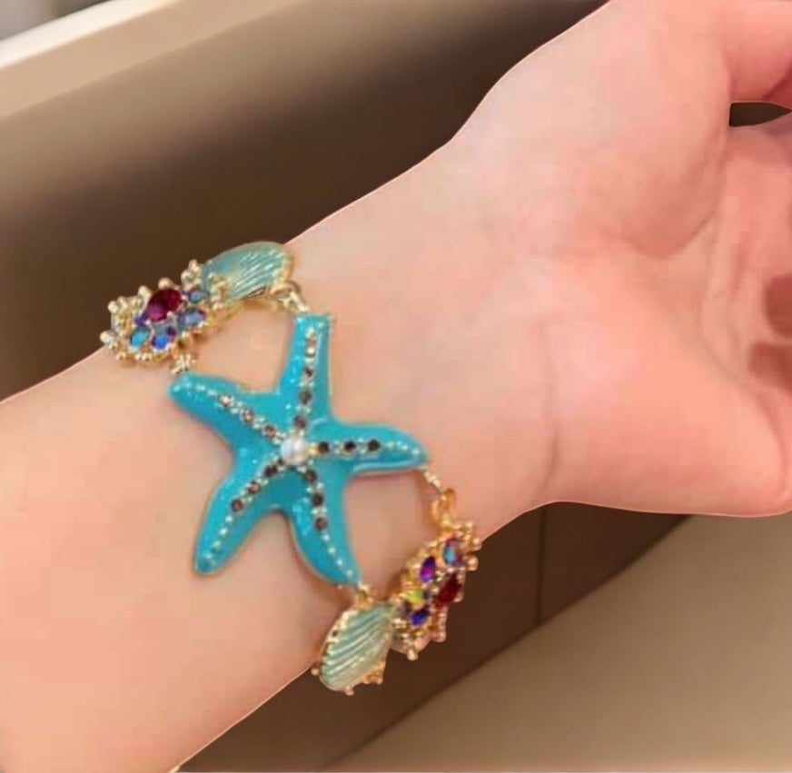 Colorful sea bracelets