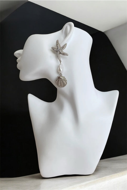 Star summer earrings